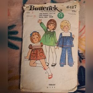 Butterick vintage pattern size 2 🌻🌺🌷🌼💐🦄